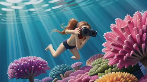 水中写真の魅力：非日常の世界を捉える